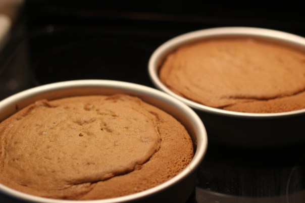 Coffee and walnut cake