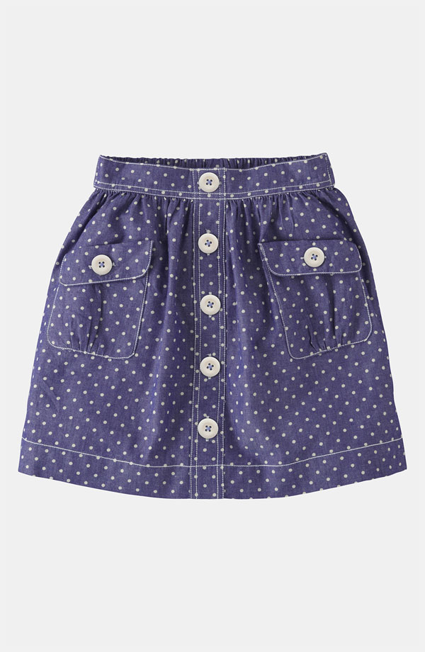 'Spotty' Chambray Skirt