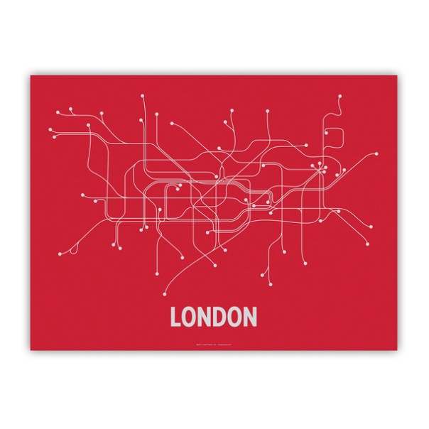 London Screenprint 24x18