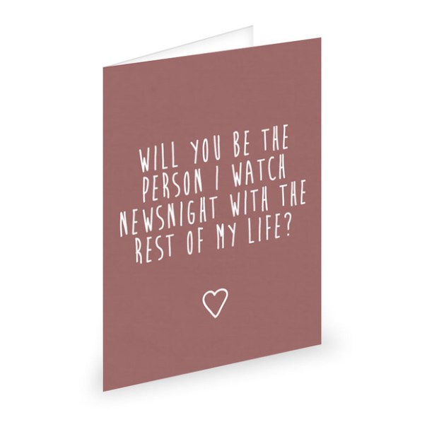 Emotionally repressed valentine