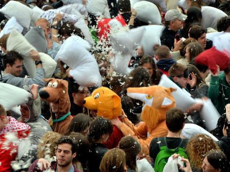 International Pillow Fight Day