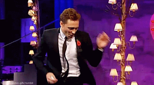 Tom Hiddleston dancing